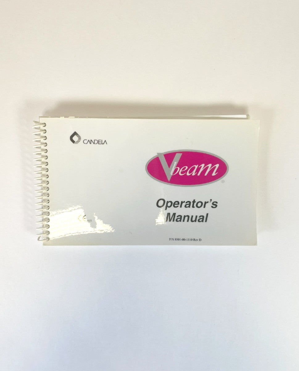 CANDELA, Vbeam, Operator’s Manual P/N 8501-00-1510 Rev.D