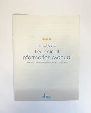 Ulthera System DeepSEE Information Manual 1000933IFU