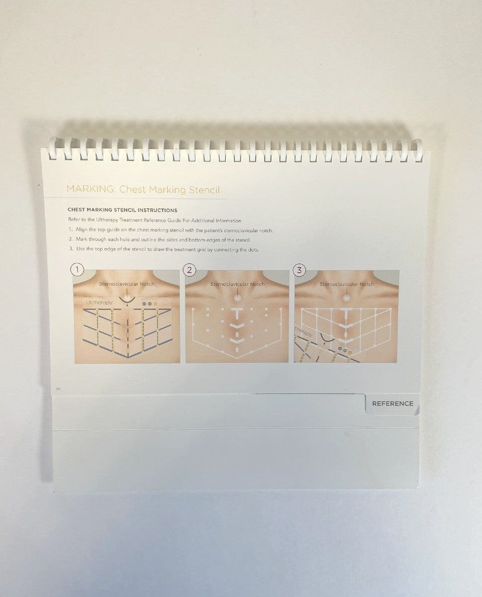 MERZ AESTHETICS Ulthera Ultherapy Treatmet Reference Guidelines
