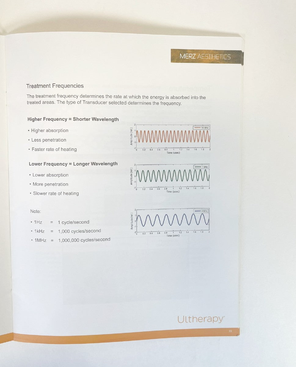 Ulthera Customer Training Merz Aesthetics Ultherapy September/2015 1005835TRNB