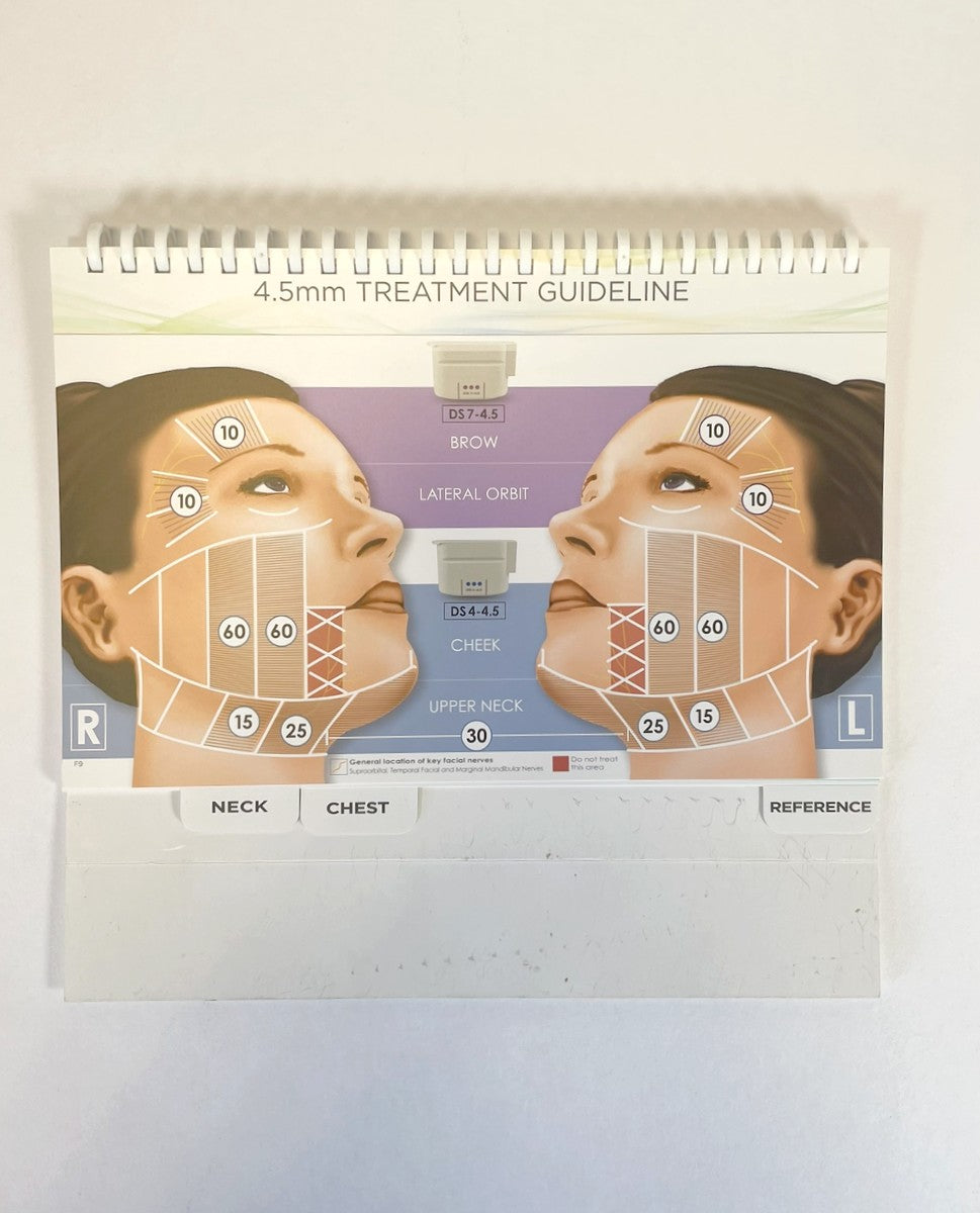 Ultherapy Face Neck & Body Treatment Treatment Guideline Ulthera 1003028C