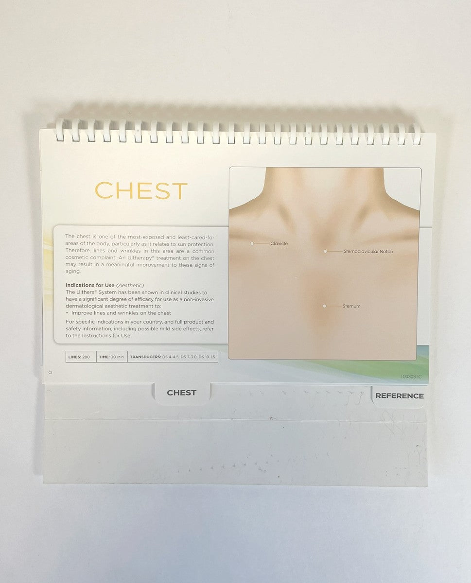 Ultherapy Face Neck & Body Treatment Treatment Guideline Ulthera 1003028C
