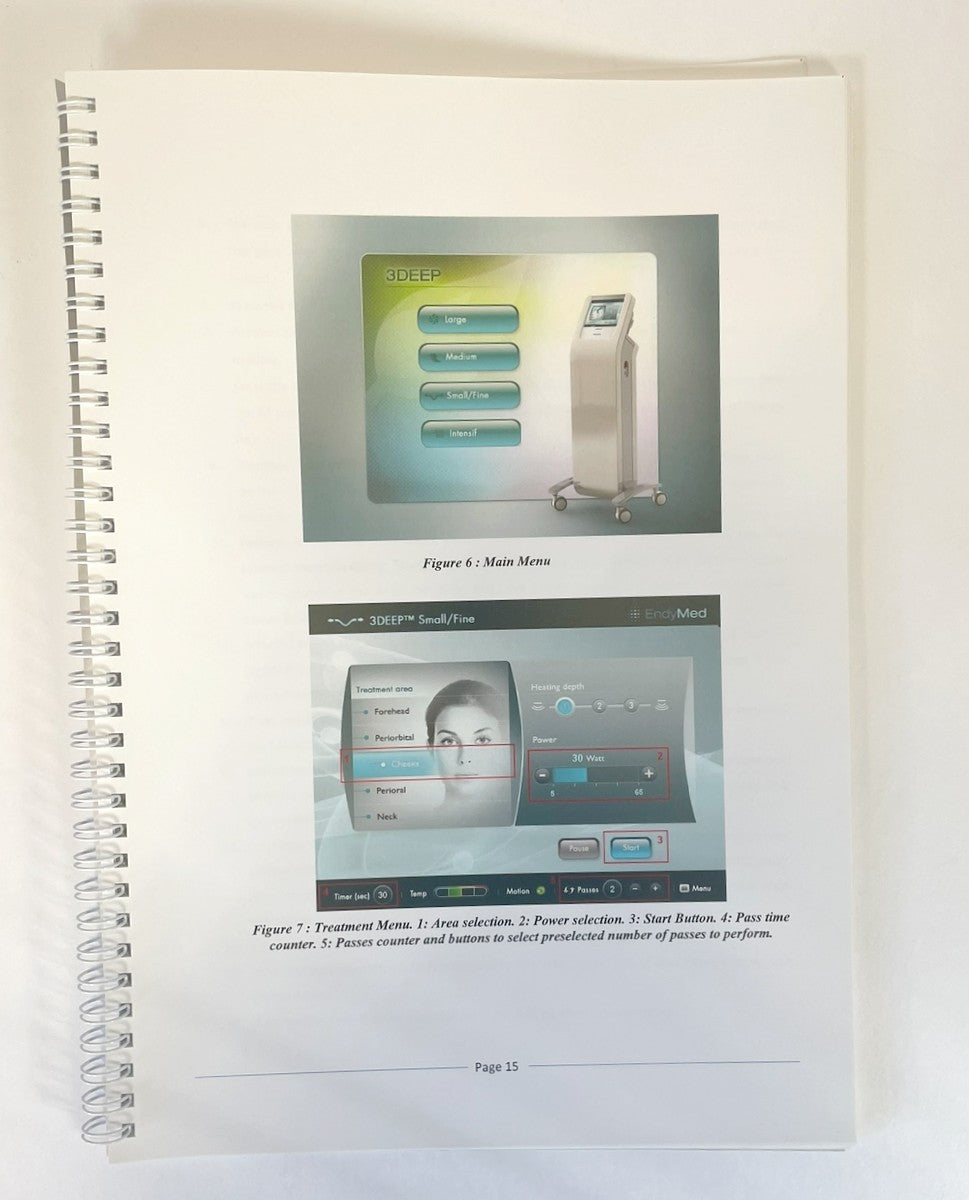 ENDYMED The 3DEEP Company - Guidelines for the EndyMed PRO User Manual