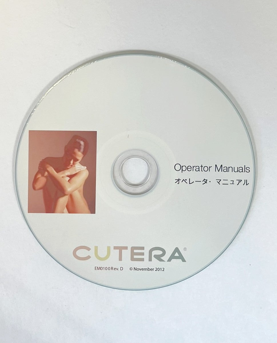 CUTERA, OPERATOR MANUAL EM0100 Rev. D November 2012 CD ROM