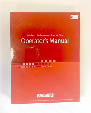 Lutronic Genius Operator’s Manual Skincare Clinic Use 4100170110 (Rev 2)