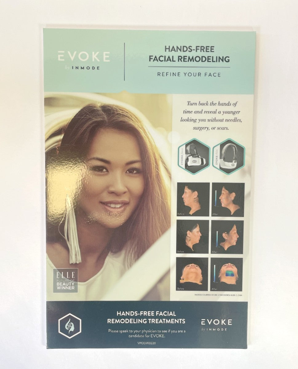 Evoke Inmode By Inmode Hands-Free Facial Remodeling Refine Your Face Brochure Banner
