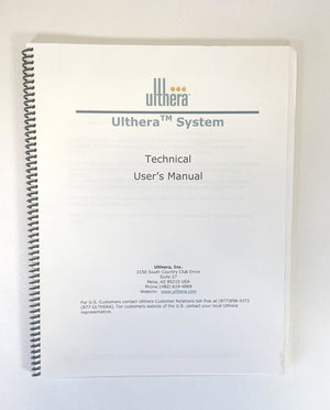 Ulthera Ulthera System Technical User’s Manual
