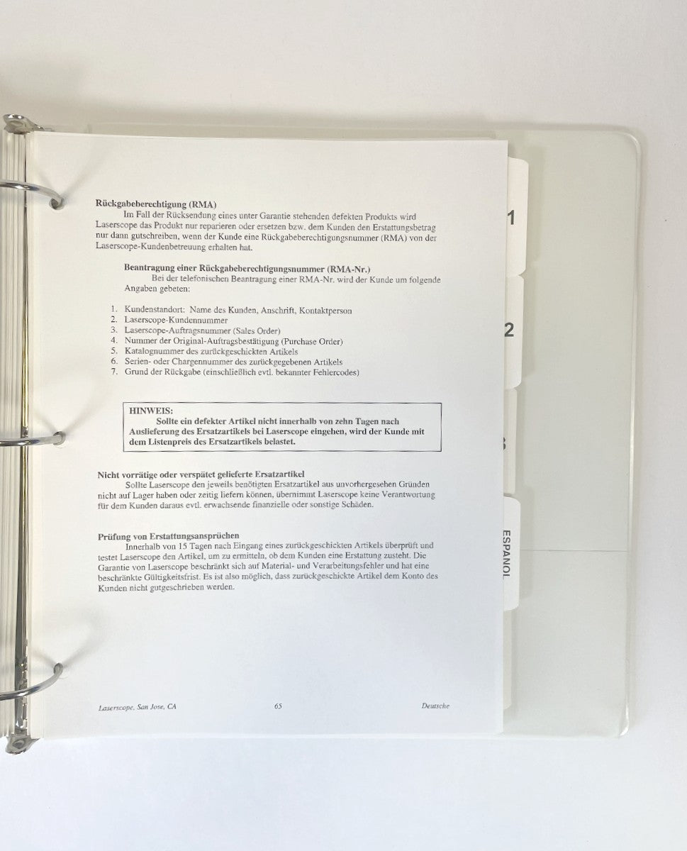 LASERSCOPE Aura i Laser System OPERATOR’S MANUAL