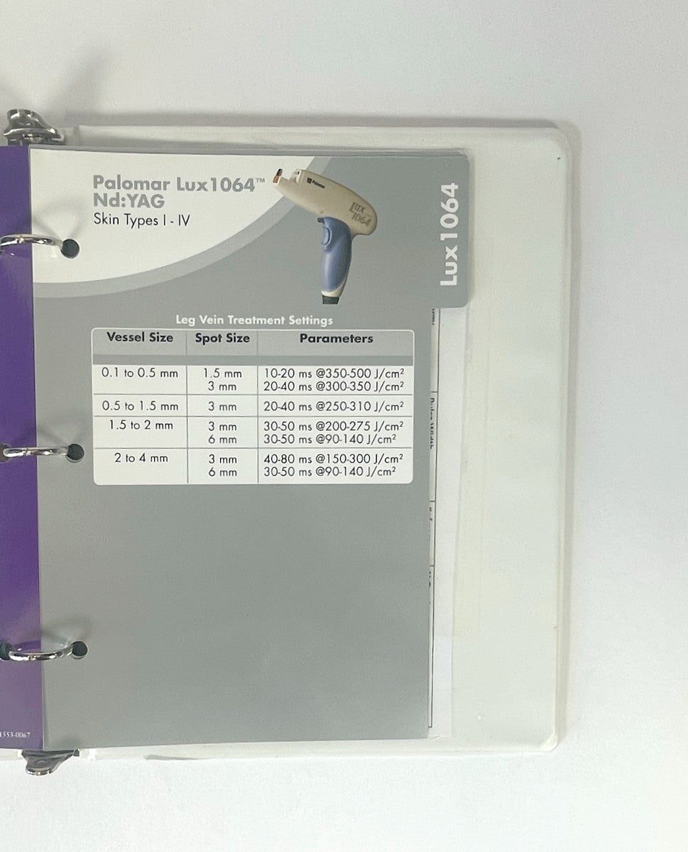 Palomar Star Lux System Treatment Guide Series II