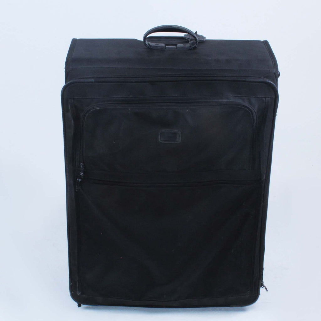 TUMI 2246D3 Black Alpha Luggage 2 Wheel Suitcase w/ Expansion Panels & Hanger