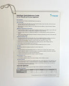 Syneron, VelaShape Quick-Reference Guide for the Smooth and Contour Applicators, one sheet. P/N DC63463