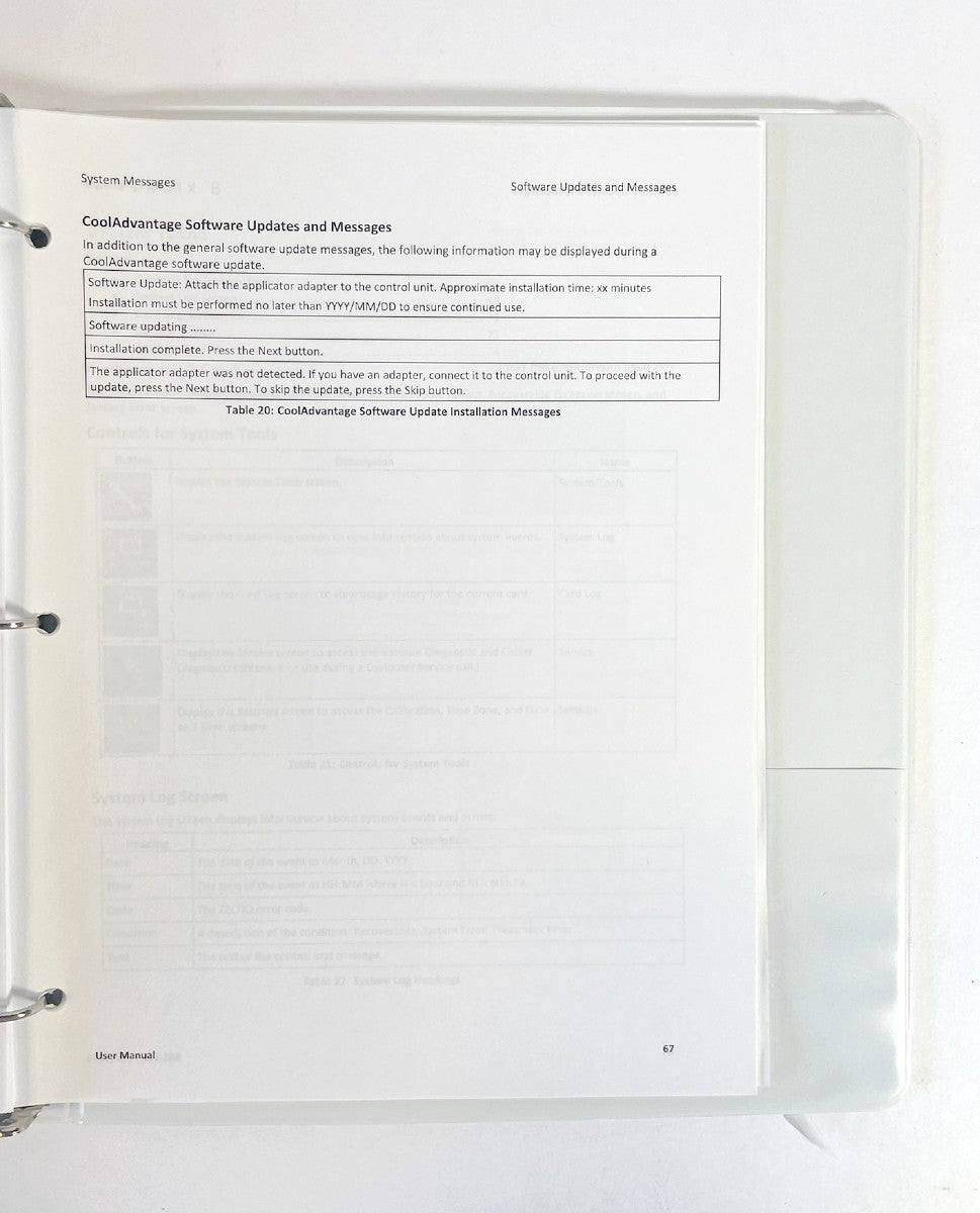 Zeltiq Coolsculpting User Manual (Zeltiq Breeze System) BRZ-101-TUM-EN2-L