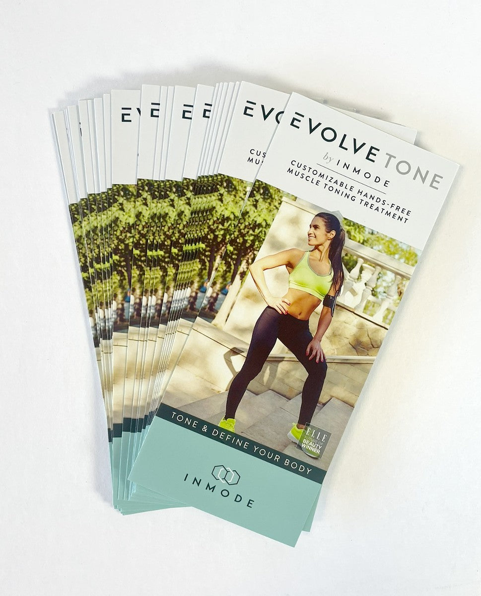 INMODE, EVOLVETONE, TONE & DEFINE YOUR BODY P/N: VPBEVTO0320 (50 BROCHURES)