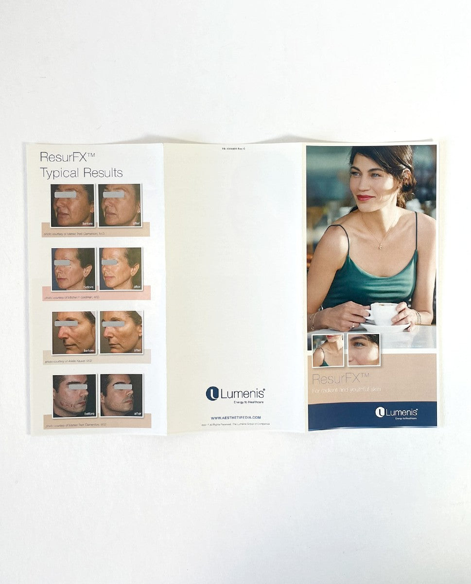LUMENIS, ResurFX, P/N PB-1006489 Rev. C (31 Brochures)