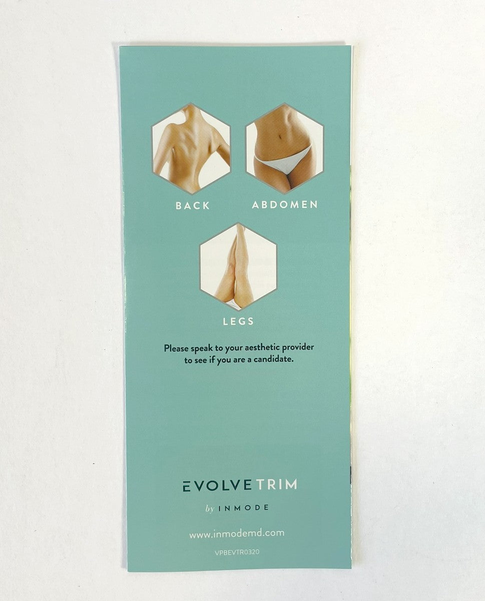 Evolvetrim Inmode Hands - Free Body & Cellulite Treatments Body Remodeling Brochures