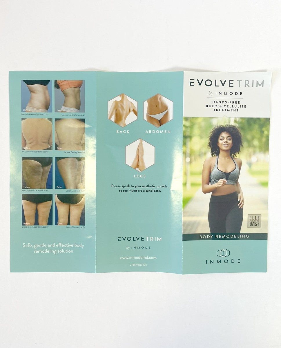 Evolvetrim Inmode Hands - Free Body & Cellulite Treatments Body Remodeling Brochures