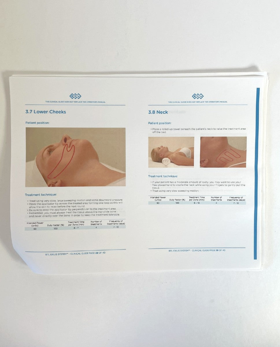 BTL AESTHETICS Clinical Guide for the BTL EXILIS SYSTEM ENUS101