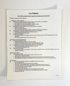 Cutera Instructions for pulsed light handpiece removal and installation and Customer Support Numbers