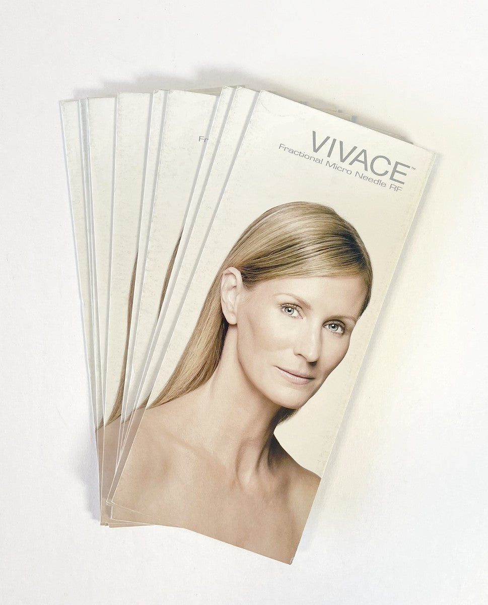 VIVACE Fractional Micro Needle RF Tri-Fold Brochure 23 Pieces