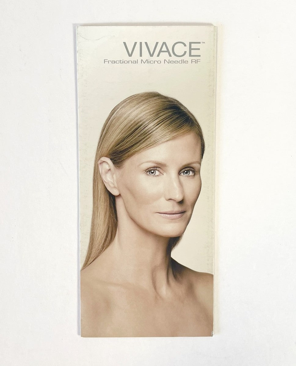 VIVACE Fractional Micro Needle RF Tri-Fold Brochure 23 Pieces
