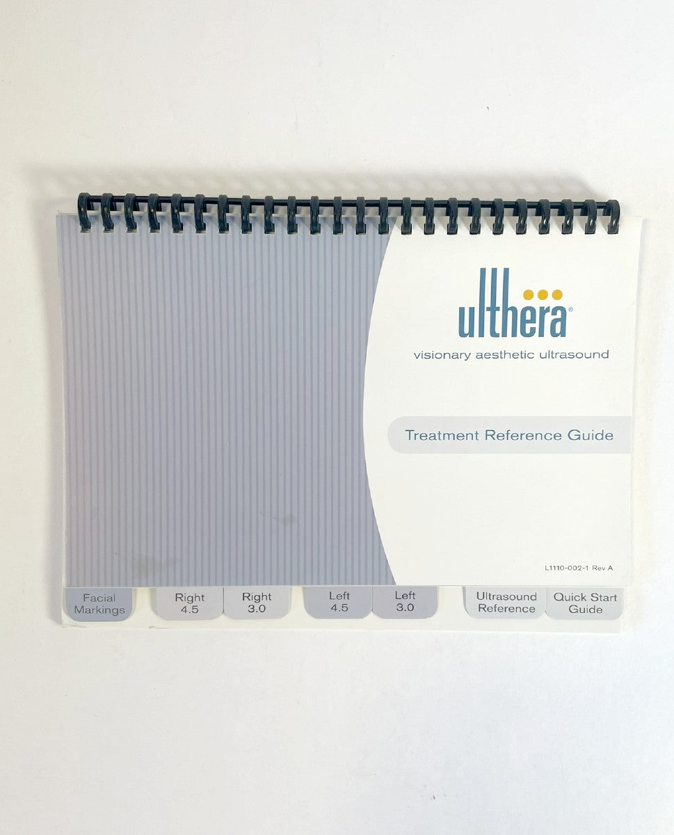 Ulthera, Treatment Reference Guide, P/N L110-002-1 Rev. A