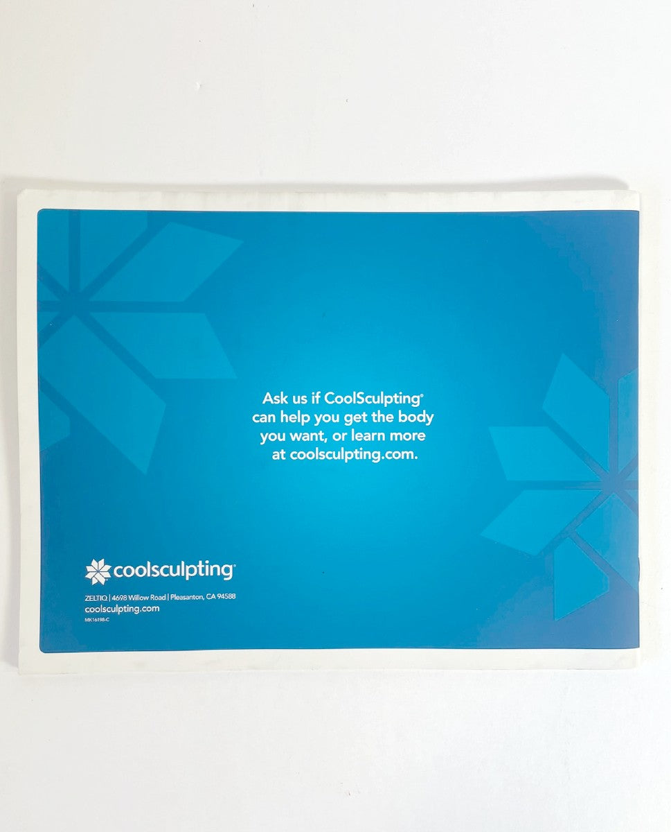 ZELTIQ, Coolsculpting, Transform Your Body without surgery or downtime MK16198-C, Booklet