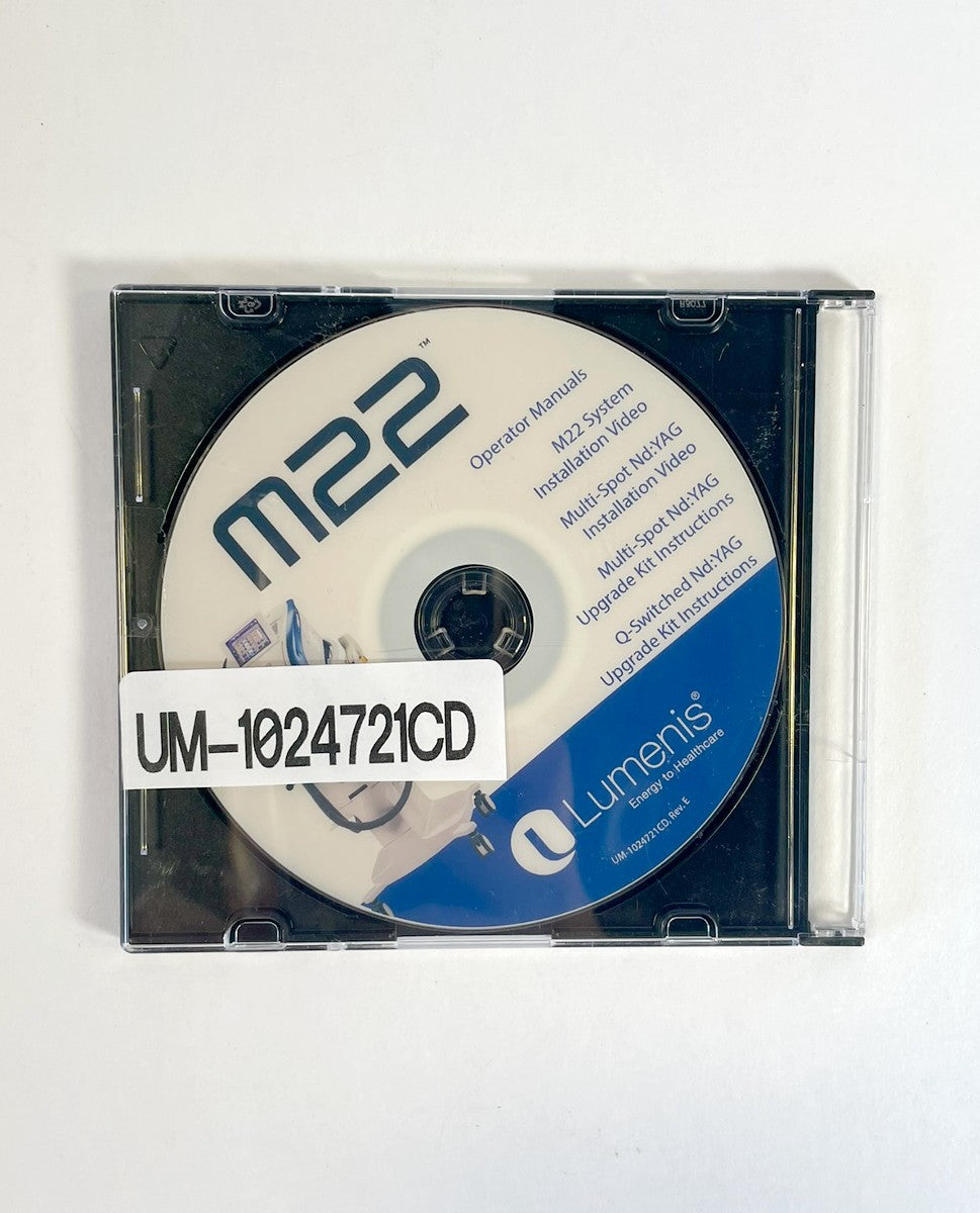 Lumenis, M22, Operator Manuals P/N: UM-1024721CD Rev. E, CD ROOM