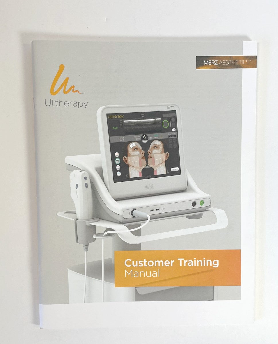 Merz Ultherapy Customer Training Guide Manual Book 1005835E January 2019
