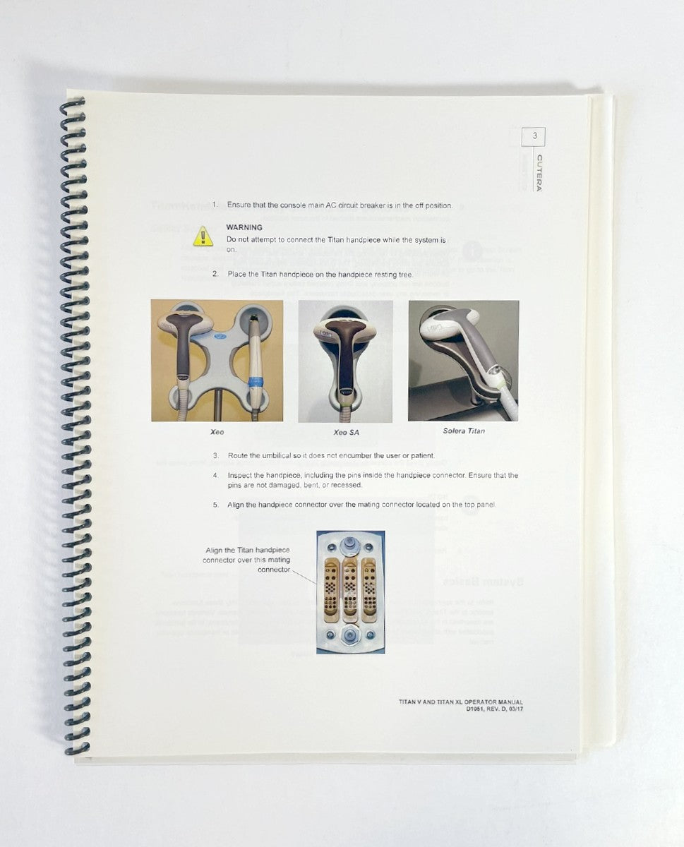 Cutera Titan and Titan Operator Manual