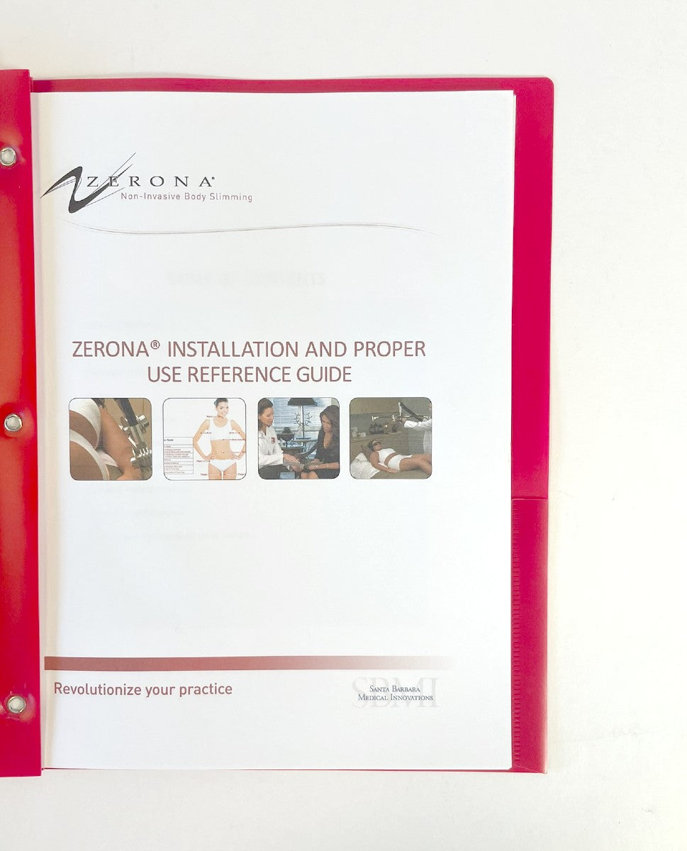 ZERONA- Installation and Proper User Reference- Guide