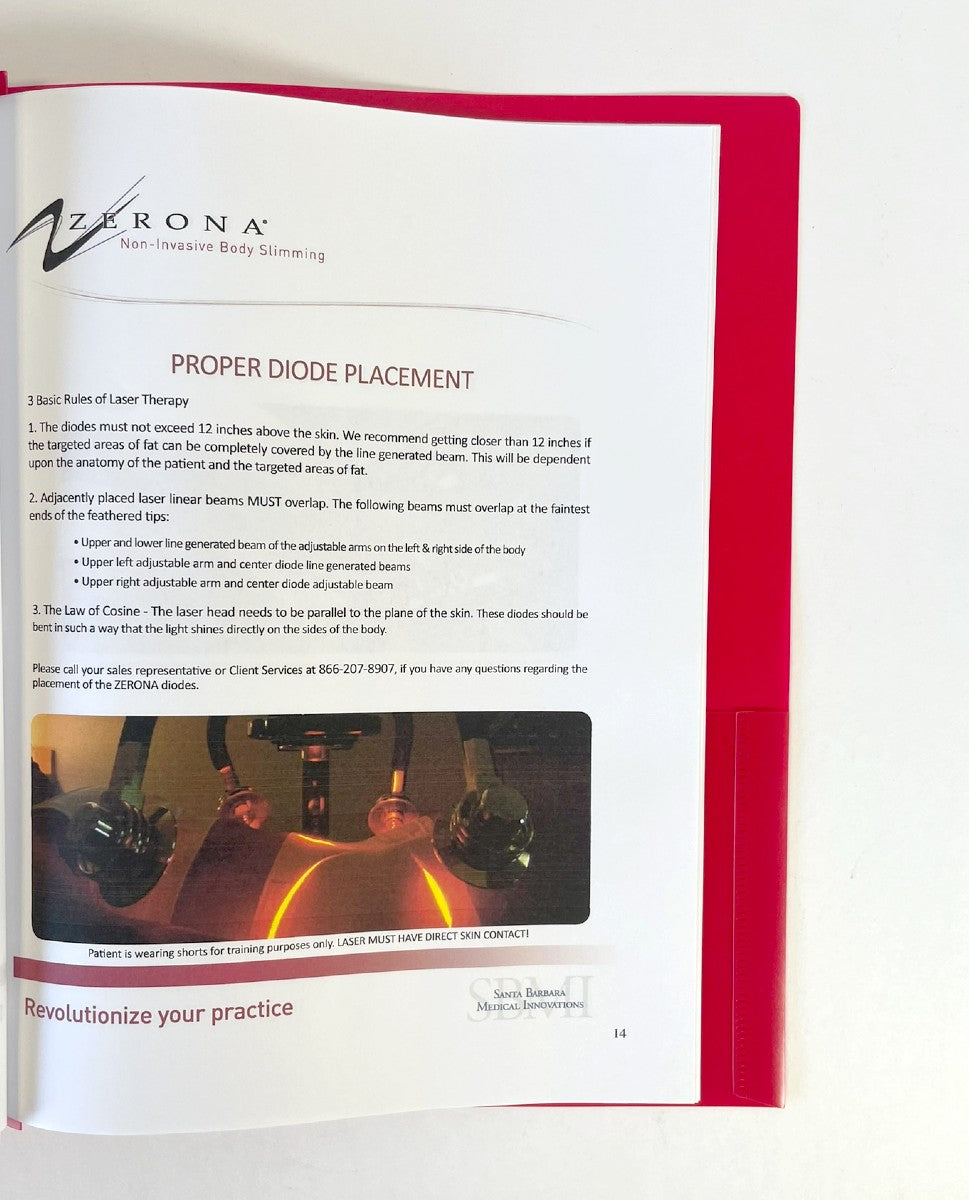 ZERONA- Installation and Proper User Reference- Guide