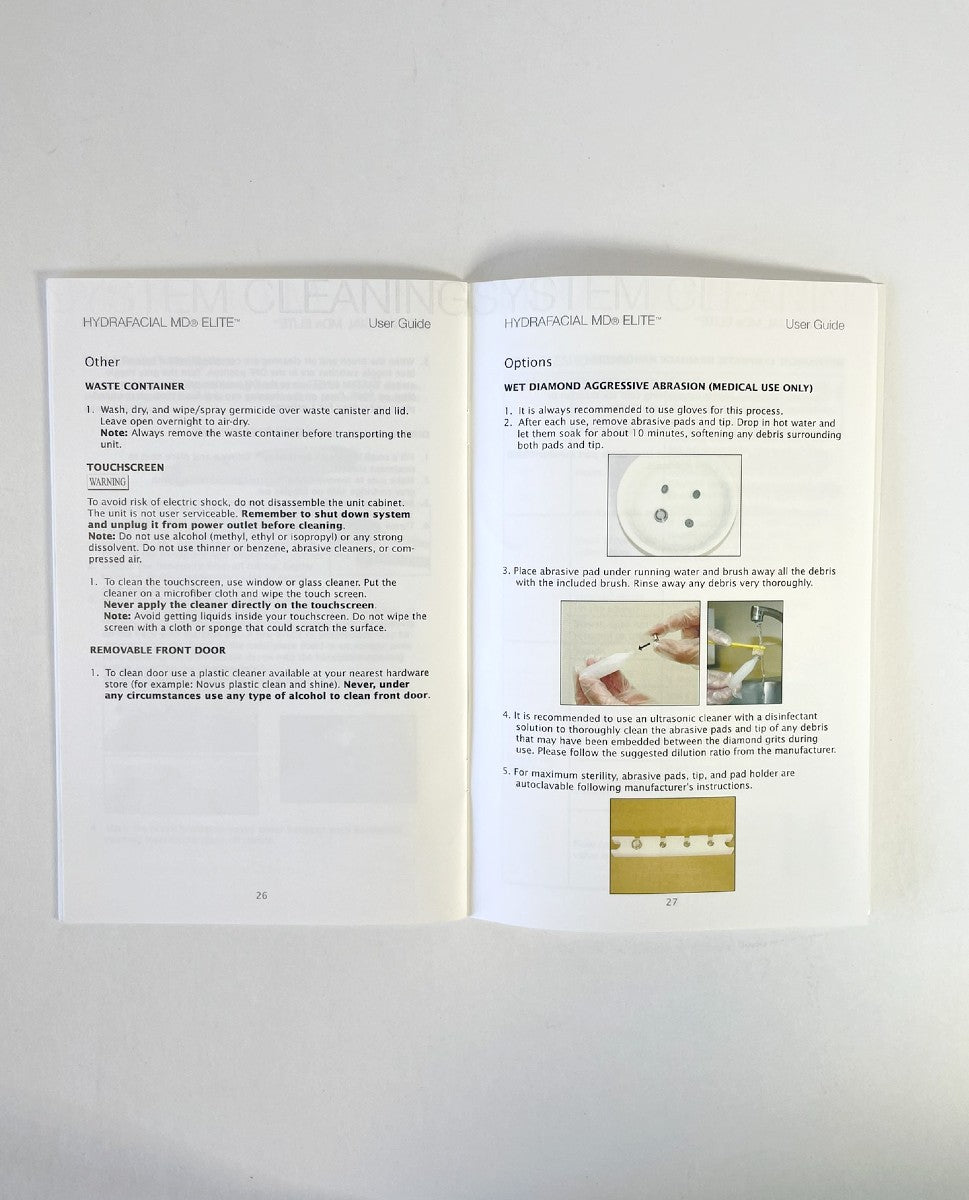 EDGE For life HydraFacial MD ELITE User Guide 19695-A Rev. 4 EXP 2016