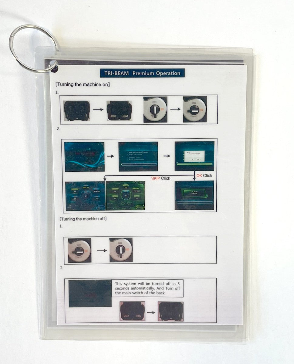 TRI-BEAM PREMIUM Parameter Table