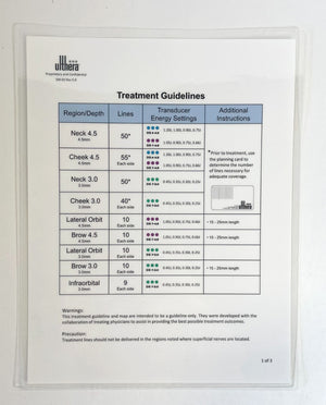 Ulthera Proprietary and confidential Treatment Guidelines Warnings/Precautions SM-01 Rev 5.0