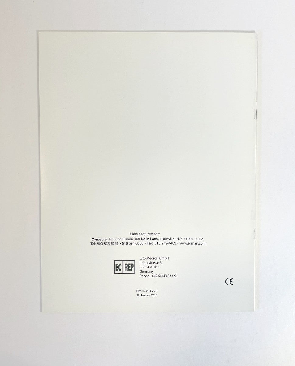 Ellman Surg-e-Vac Smoke Evacuation System Instruction Manual 29 January 2015 DIM-07-20 Rev F