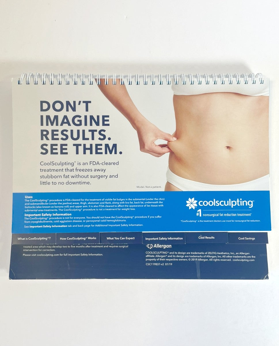 Allergan CoolSculpting Dont Imagine Results See Them Consultation Guide Book 2019 CSC119837-V2