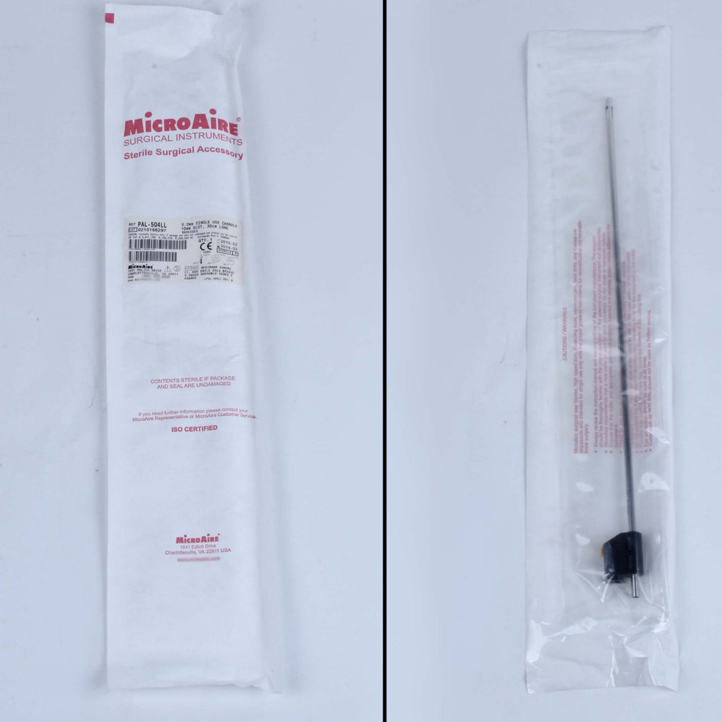 MicroAire PAL Power Cannula 30cm Long 5mm Dia 10mm Ports MERCEDES PAL-504LL