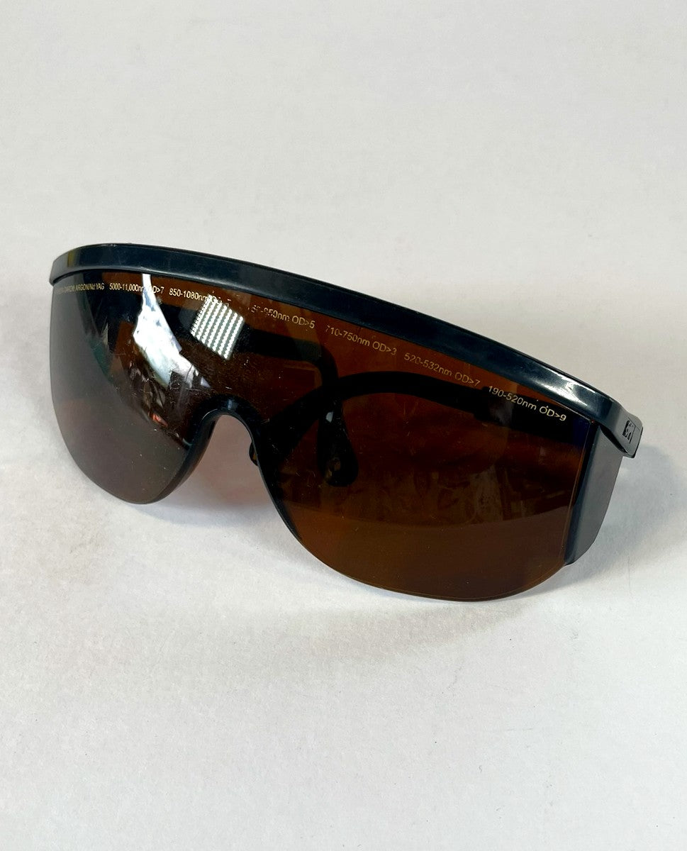 LASER-GARD ARGON/Nd:YAG, Laser Safety Goggles, 5000-11,000nm OD>7, 850-1080nm OD>7 , 710-750nm OD>3, 190-520NM OD>9-1