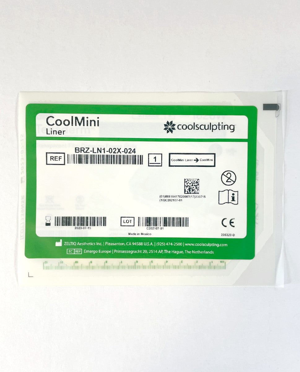 Zeltiq, Coolsculpting, CoolMini Liner, REF BRZ-LN1-02X-024, EXP 2023-07-15 45 pack