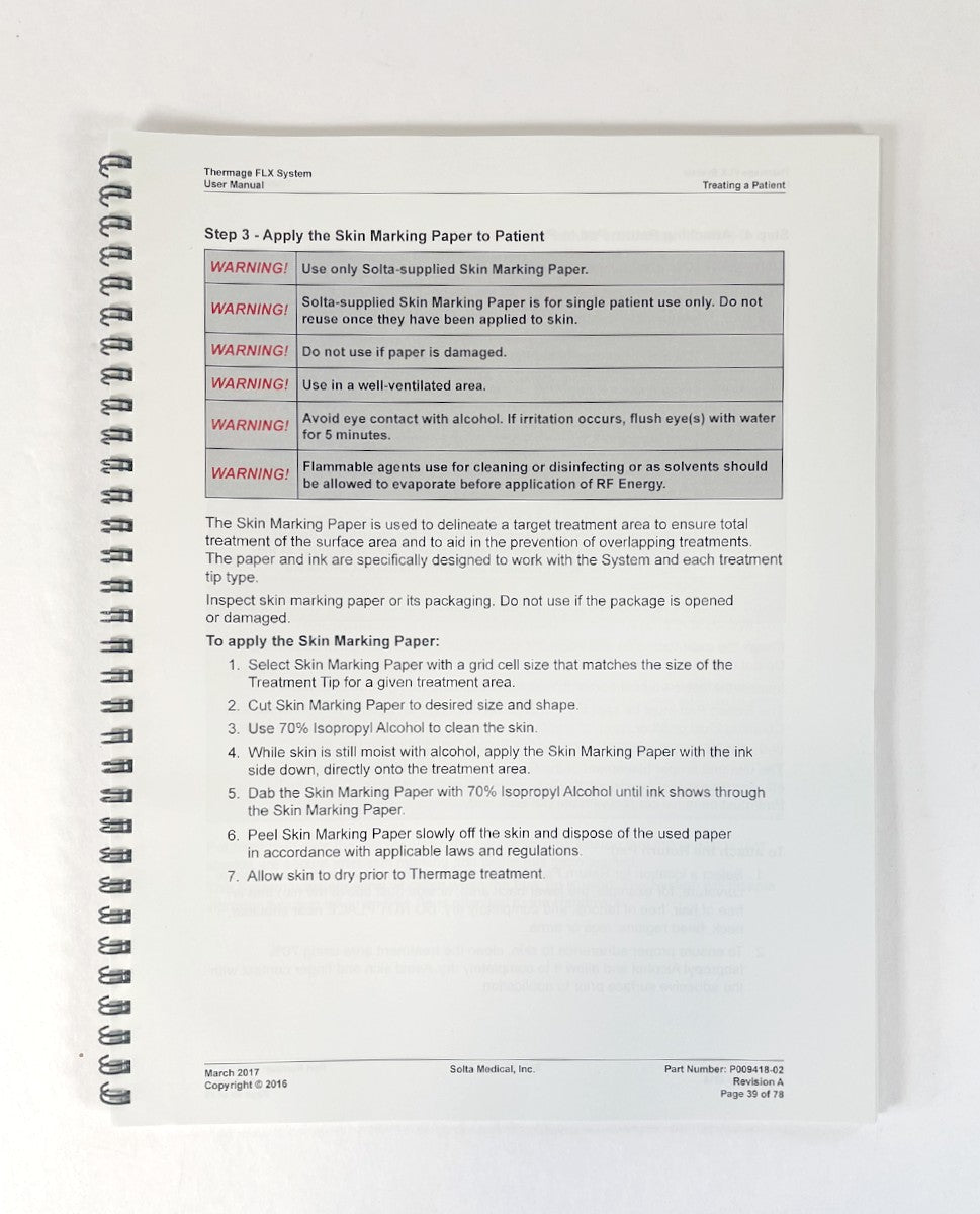 Solta Medical Thermage flx user manual-1
