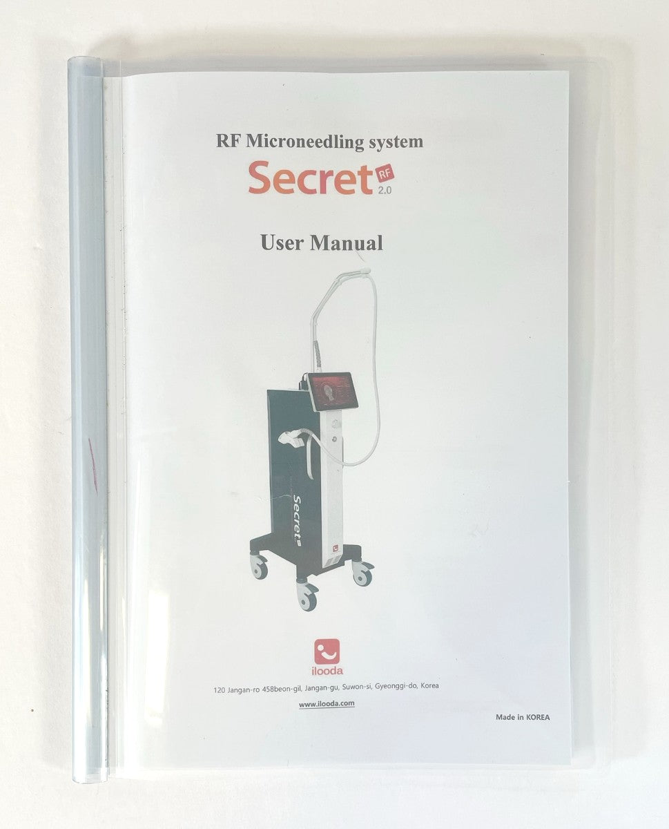 Secret RF Microneedling System User Manual 2.0 -1
