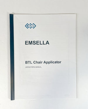 BTL Emsella Chair Applicator Operator Manual 09980MANCENUS01100 - 1