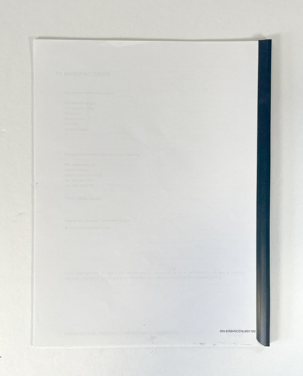 BTL Emsella Chair Applicator Operator Manual 09980MANCENUS01100 - 1