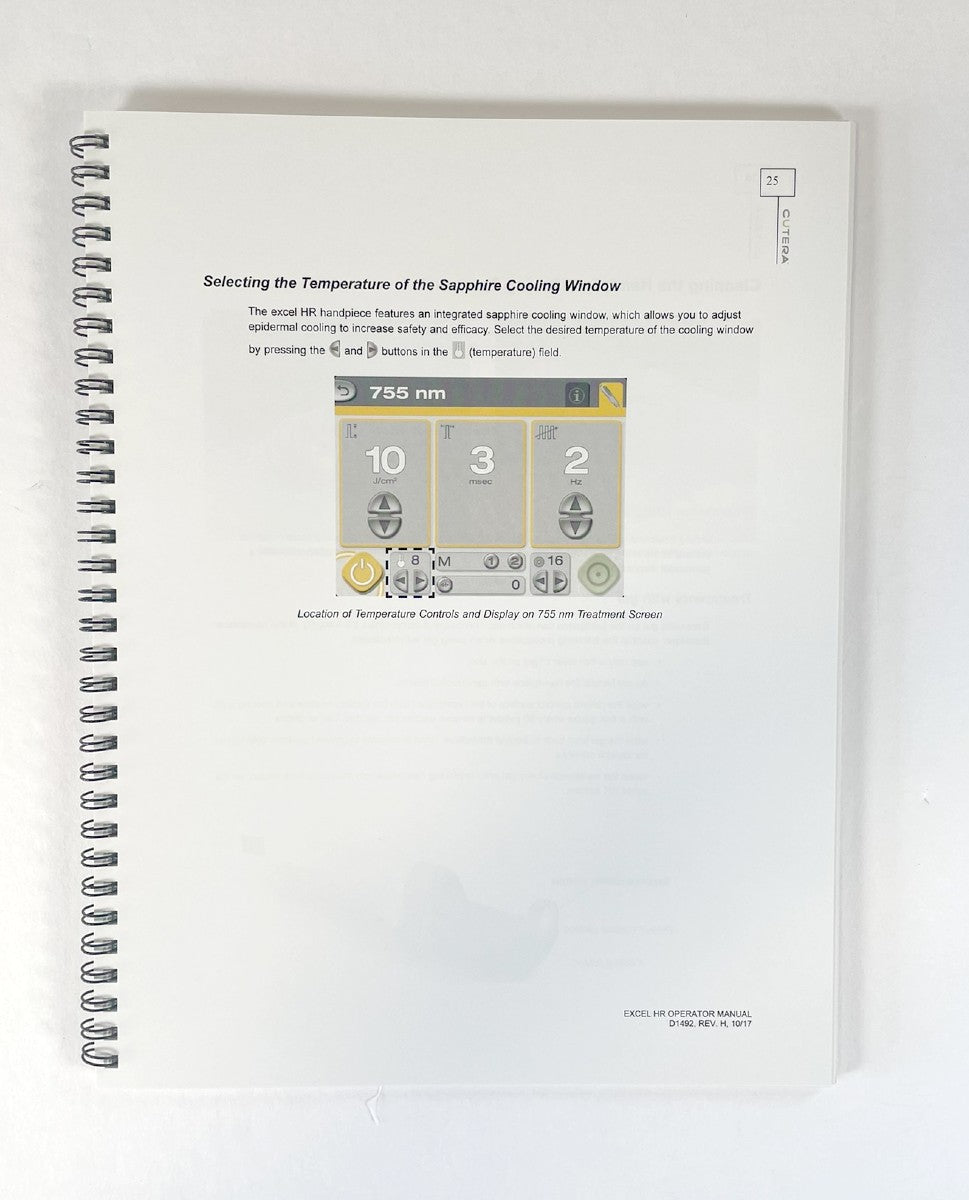 Excel HR-Operator Manual- cutera- D1492
