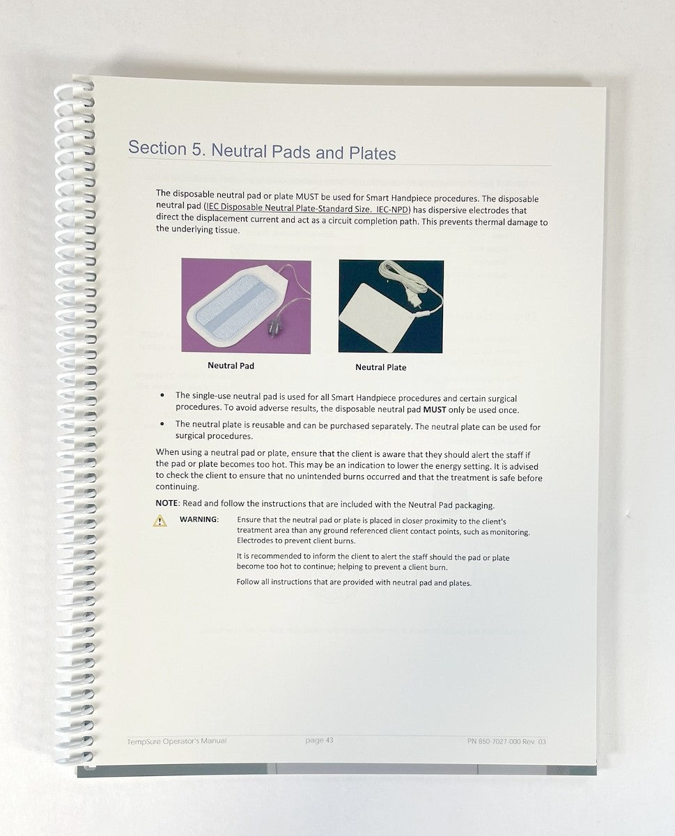 CYNOSURE TempSure Operator’s Manual 850 7027 000 Rev 03