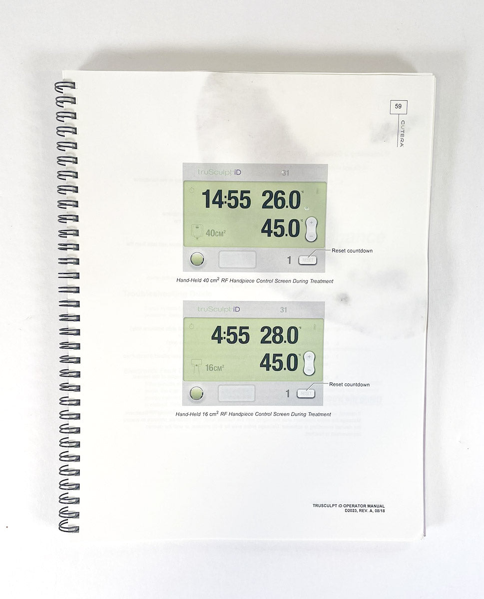 CUTERA truSculpt iD OPERATOR MANUAL D2023 Rev A EXP 2018 - cutera
