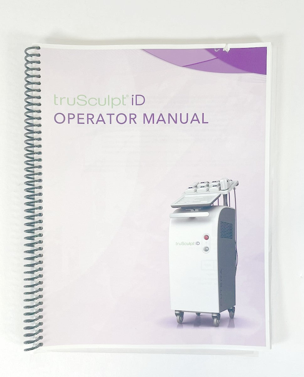 CUTERA, truSculpt Id, Operator Manual, D2023, REV. A, 08/2018