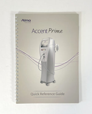Alma, Accent Prime, Quick Reference Guide, PBAC30061601_02, 2019-1