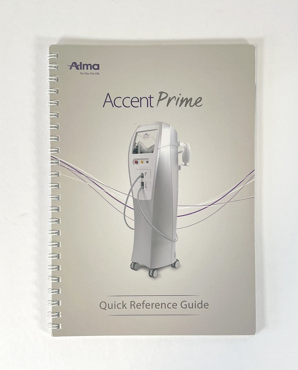 Alma, Accent Prime, Quick Reference Guide, PBAC30061601_02, 2019-1