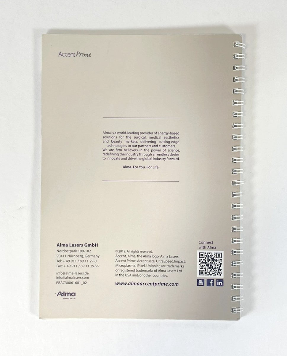 Alma, Accent Prime, Quick Reference Guide, PBAC30061601_02, 2019-1